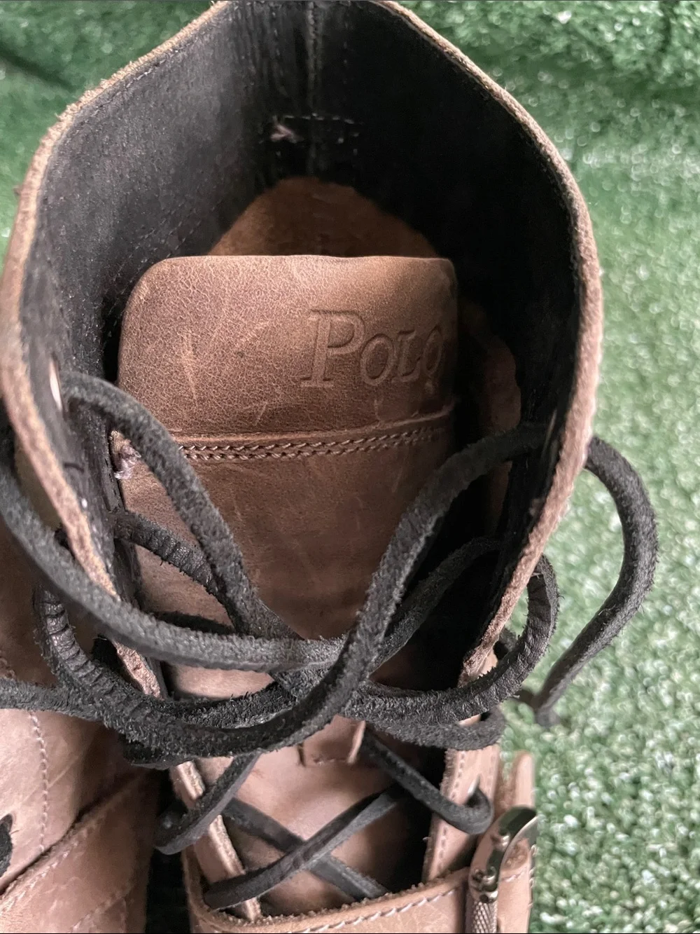 Polo Ralph Lauren Ranger Boots Men’s 10D Brown Suede Lace Up Rugged Heritage